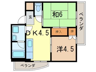 サン宮脇の物件間取画像